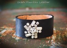 Transform A Vintage Brooch Into A Leather Cuff 3 small