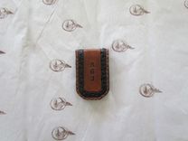 Initials Leather Money Clip, Personalized With Your Monogram 1 small