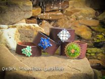 Vintage Leather Cuff Or Leather Bracelet 2 small