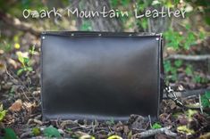 Horween Leather Messenger Bag Shown In Black 2 small