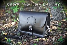 Horween Leather Messenger Bag Shown In Black 1 small
