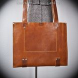 Horween Leather Vintage Horse Bit Tote Bag 3 small