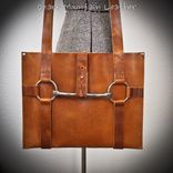 Horween Leather Vintage Horse Bit Tote Bag 1 small
