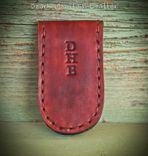 Personalized Leather Magnetic Money Clip/Holder 3 small