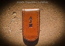 Personalized Leather Magnetic Money Clip/Holder 1 small