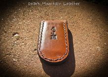 Personalized Leather Magnetic Money Clip/Holder 2 small