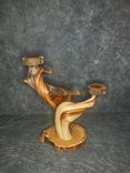 Double Head Twisted Juniper Taxidermy Pedestal 4 small