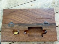 Carved Cribbage Board In Walnut Or Cherry Wood 5 small