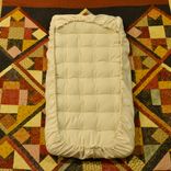 Organic Cotton Fitted Sheet And Merino Wool Puddle Pad 1 small