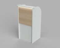 Newbury Park Collection Hostess Stands, Check-In Desk, Entry Podium, Guest Services Desk, Front Desk 4 small