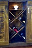 Contemporary Rustic Custom Wine Rack/Credenza 2 small