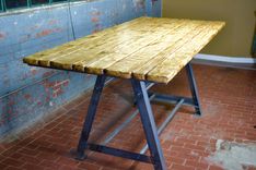 Industrial Rustic Reclaimed Custom Dining Table 1 small