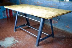 Industrial Rustic Reclaimed Custom Dining Table 2 small