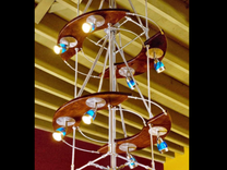 Custom Modern Contemporary Lighting/Ceiling Fan Chandalier Design 2 small