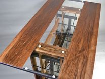 Custom Industrial Reclaimed Contemporary Eclectic Dining Table 5 small