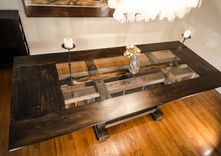 Custom Industrial Contemporary Eclectic Dining Table 3 small