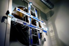 Custom Industrial Contemporary Eclectic Bookshelf Light Art Sculpture 2 small