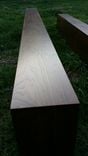 Walnut Modern Fireplace Mantel. Walnut Mantle. 4 small