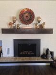 Custom Distressed Mantel. 1 small