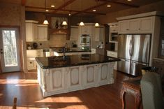 Painted And Glazed French Country Kitchen 2 small