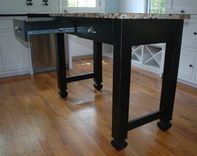 Black Kitchen Island Table Style 3 small