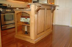 Glazed Maple Cabinets 2 small