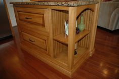 Glazed Maple Cabinets 3 small