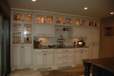 Rustic Island With French Country Painted Cabinets 2 small