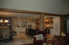 Rustic Island With French Country Painted Cabinets 11 small