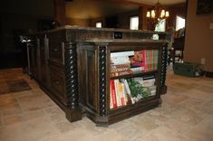 Rustic Island With French Country Painted Cabinets 12 small