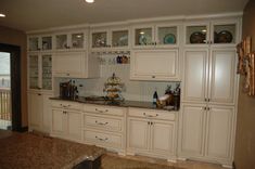 Rustic Island With French Country Painted Cabinets 14 small