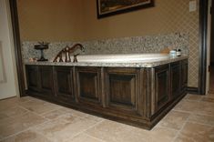 Rustic Island With French Country Painted Cabinets 17 small