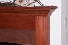 Standard Brown Maple Surround- Stained. Parade Home Wausau Wisconsin. 2 small