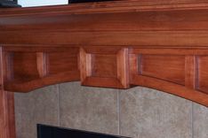 Custom Fireplace Mantel- Main Level & Custom Fireplace Surround Lower Level 5 small