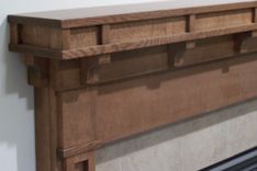 Craftsman Style Fireplace Surround 2 small