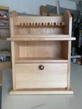 Pipes And Tobacco Storage Cabinet-Maple 1 small