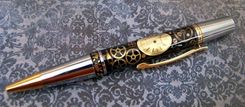 Pocket Watch Parts Pen,  Steampunk Pen 3 small