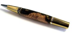 Pens Made Of Wood And Wood Resin Combinations.  Pen, Razor Handle. 1 small