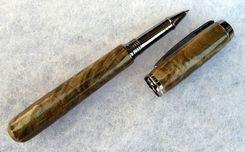 Pens Made Of Wood And Wood Resin Combinations.  Pen, Razor Handle. 9 small