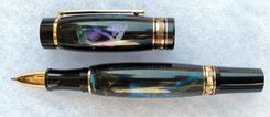 Pens, Razors Made Of Acrylics And Resins.  Fiber Materials And Stone. 7 small