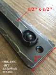 Mantel Shelf Bracket 2" Wide Heavy Duty - Metal Modern Farmhouse Rustic Hand Forged Mantel  Corbel 6 small