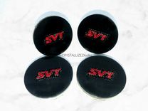 Ford Mustang Svt Crystallized Car Wheel Center Caps Bling Genuine European Crystals Bedazzled 2 small