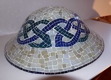 Glass Mosaic Ceiling Light Fixture 1 small