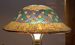 Glass Mosaic Ceiling Light Fixture 4 small