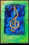Music Notation Paintings 3 small