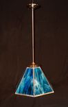 Six Sided Leaded Glass Chandelier With Bottom Diffuser 1 small