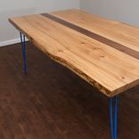 Live Edge Hairpin Dining Table 6 small