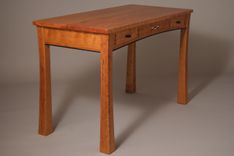 Cherry Writing Desk With Drawers 1 small