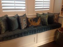 Custom Hand Tufted Mattress Cushion - Window Seat, Bench Cushion, Day Bed Cushion 3 small