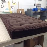 Custom Hand Tufted Mattress Cushion - Window Seat, Bench Cushion, Day Bed Cushion 6 small